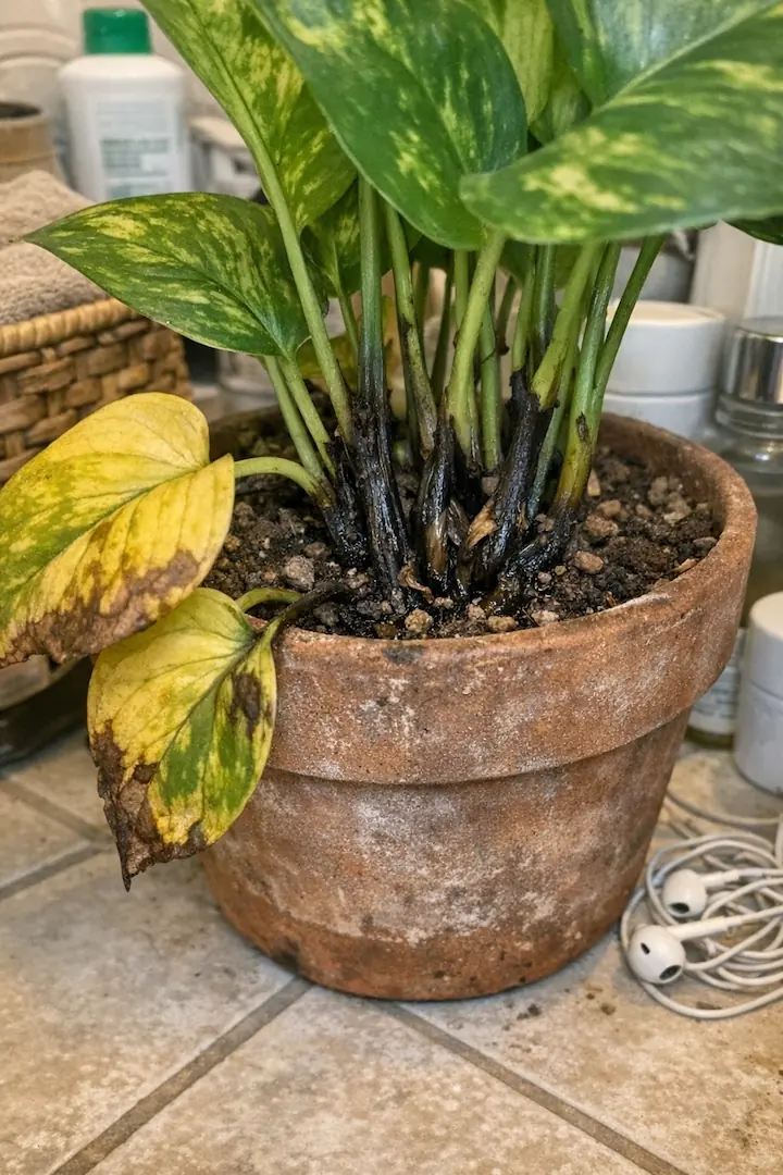 Pothos Root Rot: How to Save a Plant That's Already Half Dead